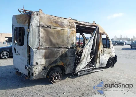 2017 Ram Promaster 2500 High Roof 136 Wb из США, поврежденный, VIN 3C6TRVCG2HE528691